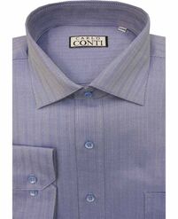 91 CARLO CONTI 70053 TALL CAV TWILL 437-tall-mens'-shirts-Site & Site1