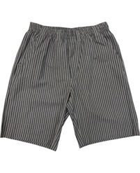 CHARCOAL KS1175 EW STRIPE SHORT 7356-casual-shorts-Site & Site1