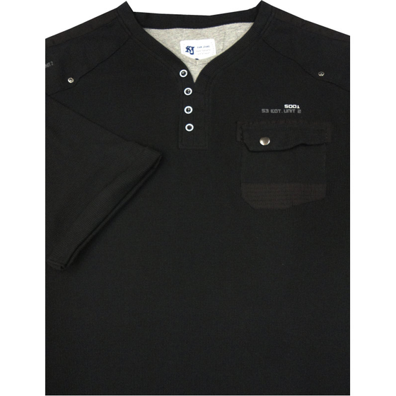 KAM JEANS 5058S WAFFLE LAYER SS TEE