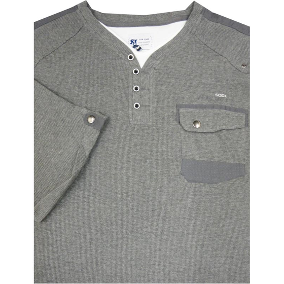 KAM JEANS 5058S WAFFLE LAYER SS TEE