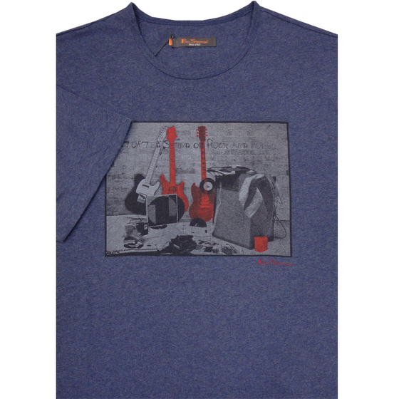 BEN SHERMAN MB005L GUITAR ROCK TEE