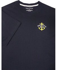 42 NAUTICA Q142064 ANCHOR PRINT TEE 408-t-shirts,-tanks-and-singlets-Site & Site1