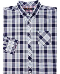 BEN SHERMAN MA048L LS CHECK SHIRT-casual-dress-Site & Site1