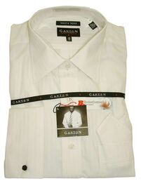 O7 GANTON 9573T DBLE CUFF SLF STR (2955)-business-shirts-Site & Site1