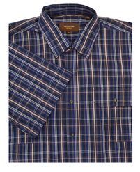 82 GLOSTER G519071 CHECK SS 527-casual-dress-Site & Site1