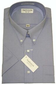 VAN HEUSEN B109 BD PINPOINT OXFORD-short-sleeve-business-Site & Site1