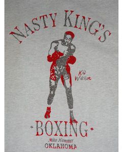 D2 CHARCOAL KS12272 BOXING TSHIRT