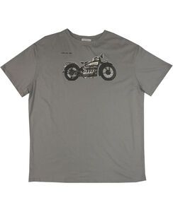 D2 CHARCOAL KS12268 SIDE MBIKE TSHIRT