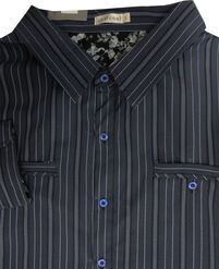 22 CHARCOAL KS11160A CONTRAST TRIM LS-casual-dress-Site & Site1