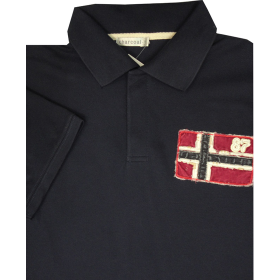 13 CHARCOAL KS12267 FLAG POLO 7432