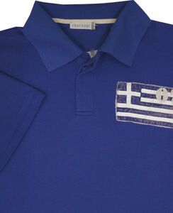 13 CHARCOAL KS12267 FLAG POLO 7432