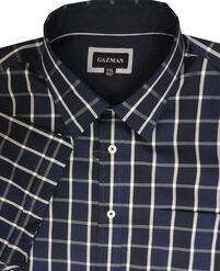 23 GAZMAN SSHW13001 CHECK SS 564-casual-dress-Site & Site1