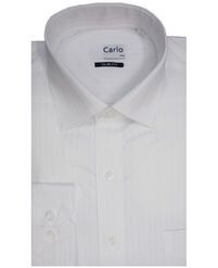 13 CARLO A3517 STRIPE WHITE LS CA-tall-mens'-shirts-Site & Site1