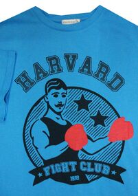 CHARCOAL 13008 HARVARD FIGHT TSHIRT-t-shirts,-tanks-and-singlets-Site & Site1