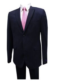 83 FLAIR F1103 NAVY SELF STRIPE SUIT 606-extra-long-suits-Site & Site1