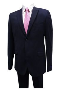 83 FLAIR F1103 NAVY SELF STRIPE SUIT 606