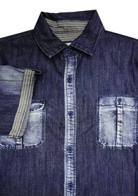 73 KAM KBSHEATH SS DENIM SHIRT-casual-dress-Site & Site1