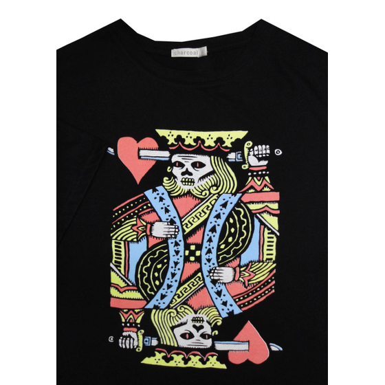 83 CHARCOAL KS13050 KINGSKULL TSHIRT