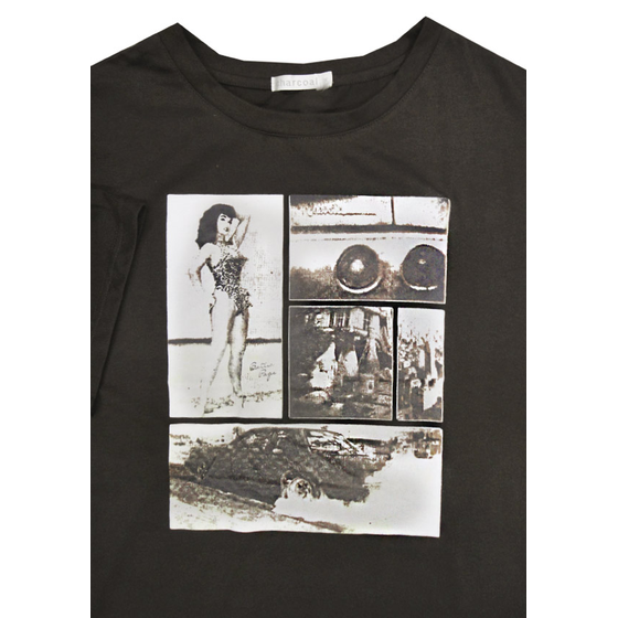 93 CHARCOAL KS13027 SUNDAY TSHIRT