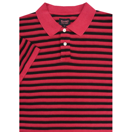 N3 SAND ISLAND S4108 STRIPE POLO