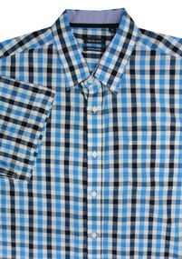 83 BACK BAY G430215 COTLINEN CHECK SS-casual-dress-Site & Site1