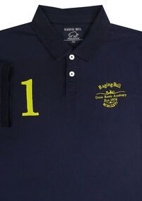 83 RAGING BULL A131874 CHAMBRAY POLO-polo-shirts-Site & Site1